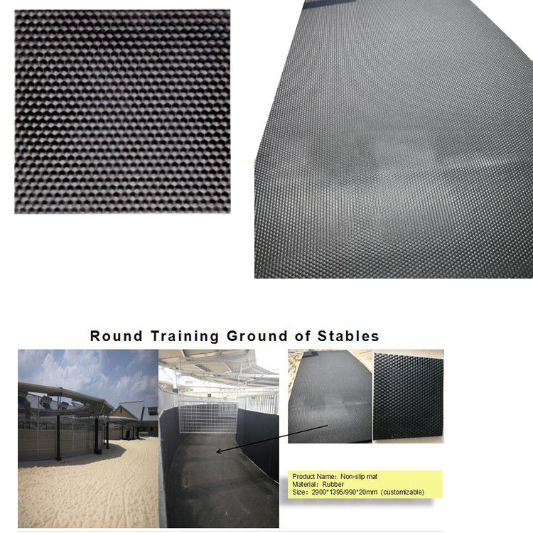 Anti Vibration Rubber Horse Stall Mats Pad Type For Horse Exercise