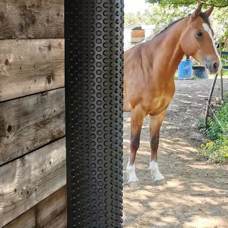 Hammered Upside Stable Comfort Stall Mats Rubber Scratcher For Horses
