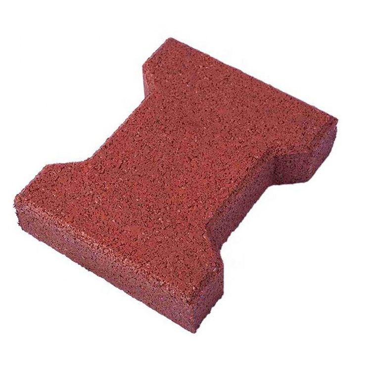 Red EPDM Grain Interlocking Floor Mats Horse Wear Resistant Barn Rubber Paver