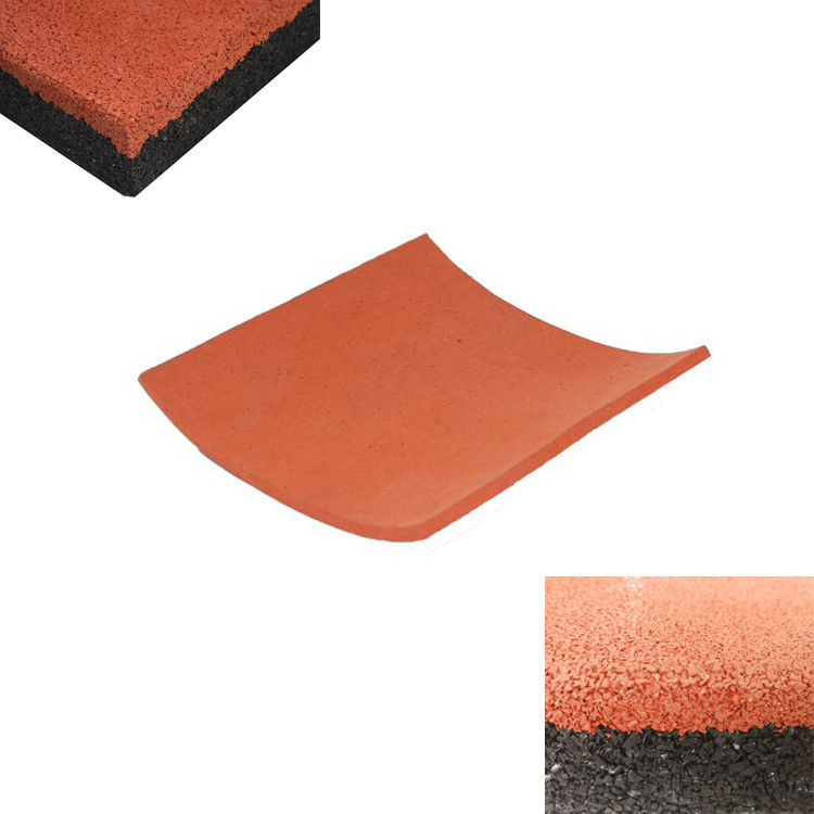 SBR Grain Rubber Horse Stall Mats Red EPDM Recycled Wear Resistant