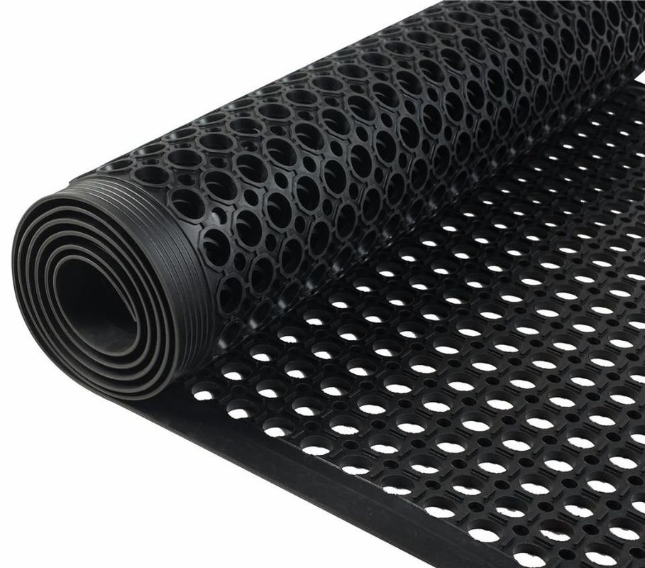 Anti Fatigue Horse Rubber Mats For Horse Exercisers Drainage 4x8 Stall Mat