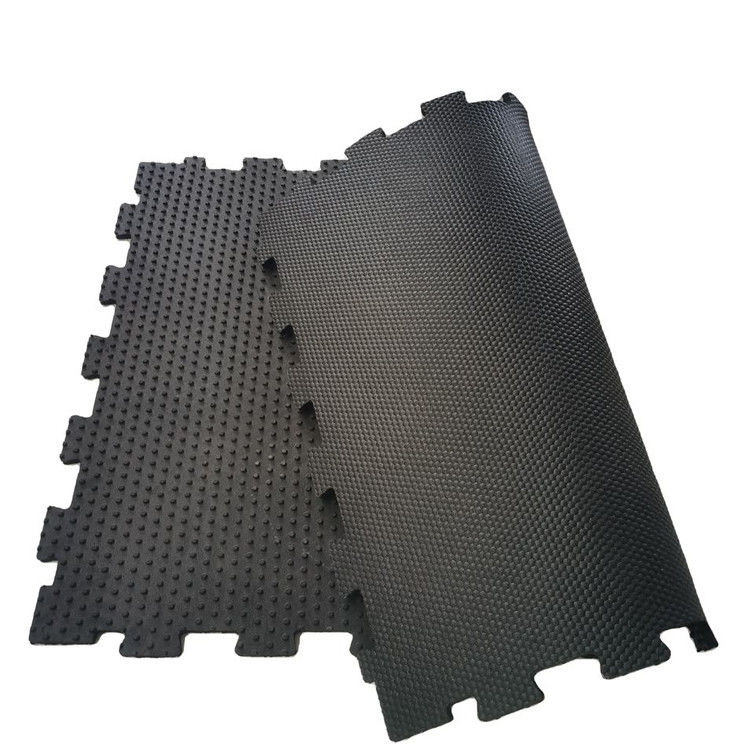 NR Materials IATF 18mm Rubber Stable Mats  Interlocking Floor Anti Fatigue