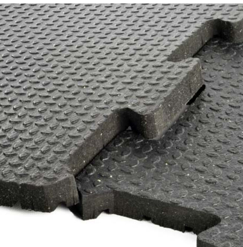 Recycled Rubber Horse Stable Mats Black Or Custom Anti Fatigue